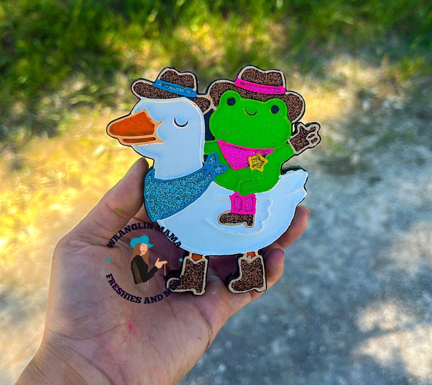 Frog and goose