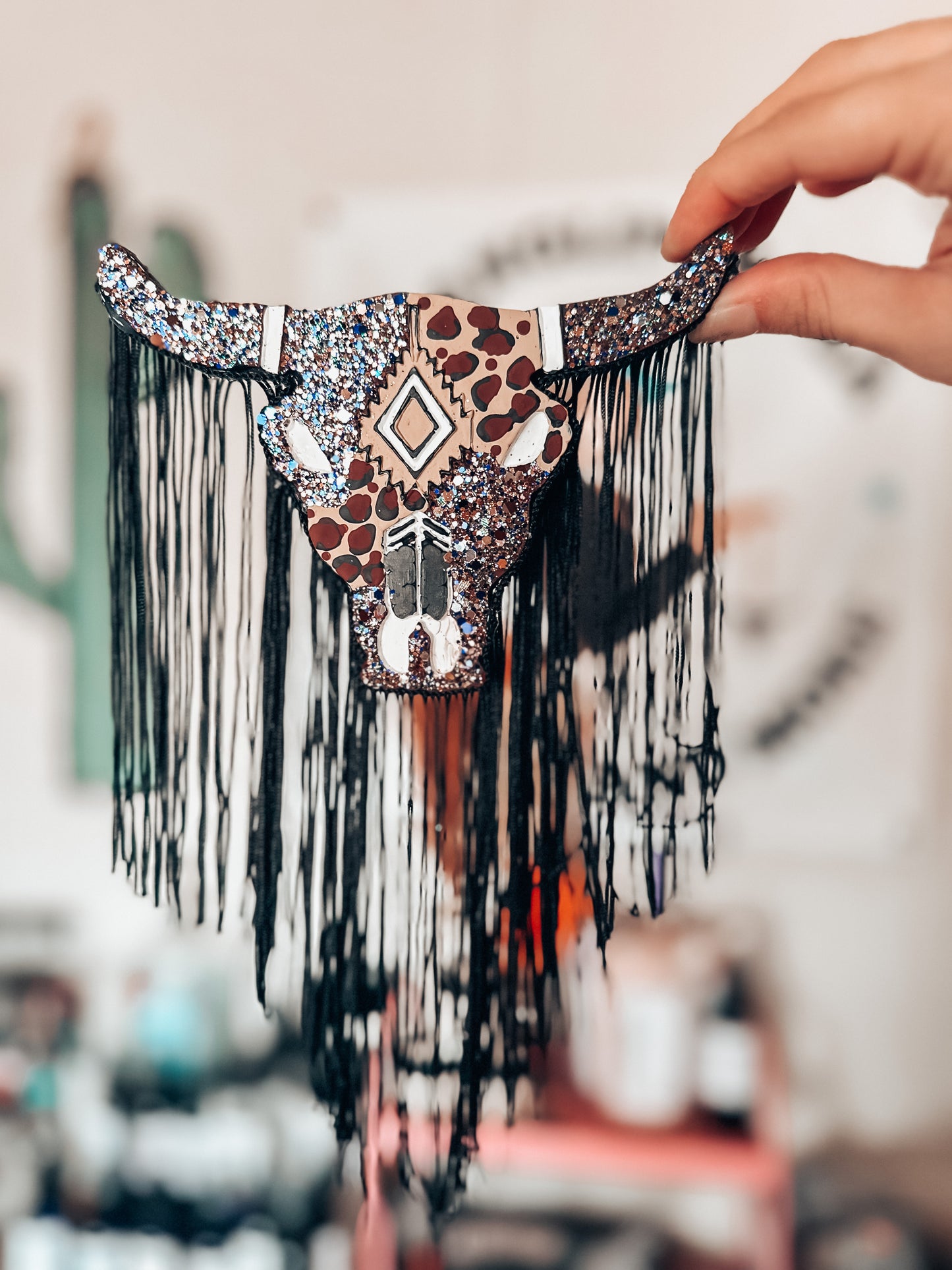 Boujee Bull Skull